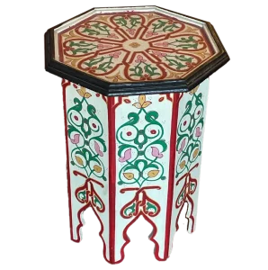 Hand-Painted Side Table Hand-Painted Side Table