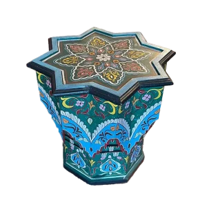 side table star shape