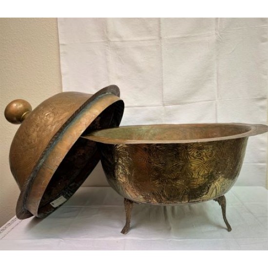 Large Brass Urn