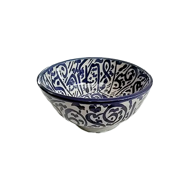Moroccan artisanal salad bowl MA034 - Image 2