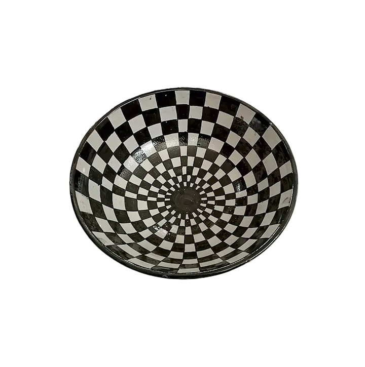 Moroccan artisanal salad bowl MA034 - Image 2