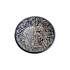 Moroccan artisanal salad bowl MA034