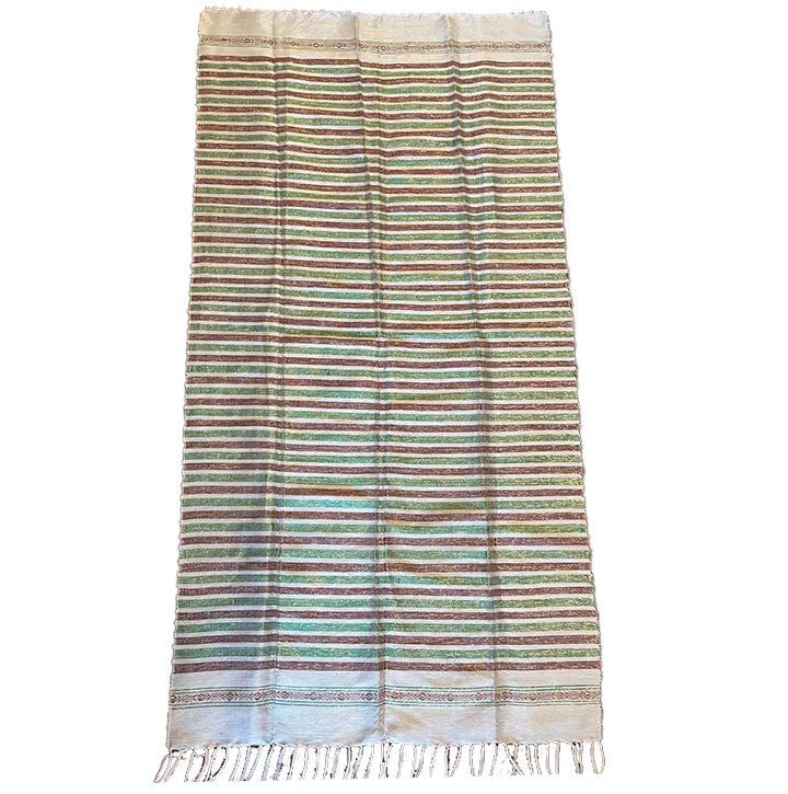 Cotton cactus fiber shawl