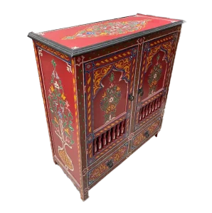 Hand painted cabinet