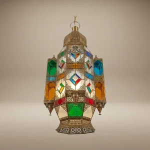 Brass lantern large